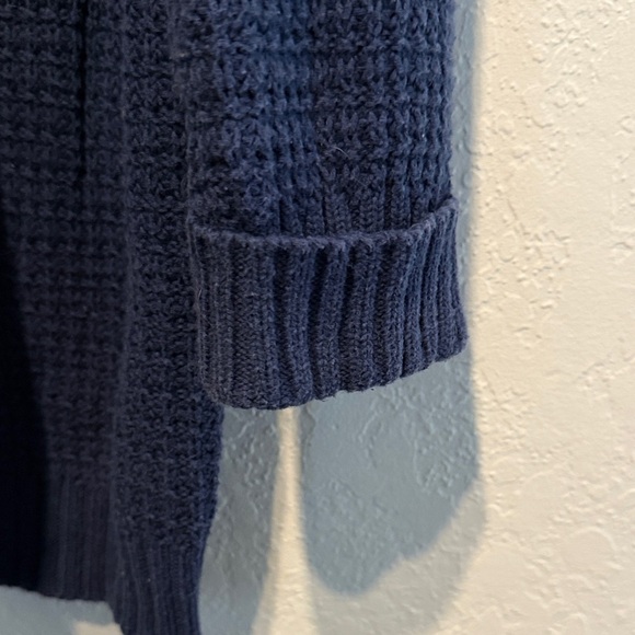 Forever 21 Navy Blue Women's Cardigan size S Knit Cozy Fall Winter Long Sleeve - Picture 3 of 8